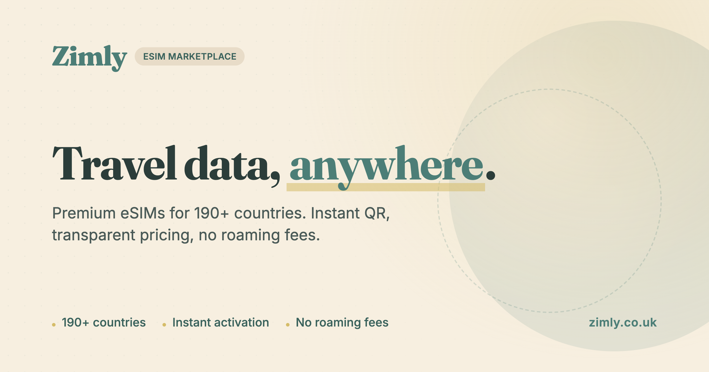 Sim Ziply Zimly — travel eSIMs without the roaming traps